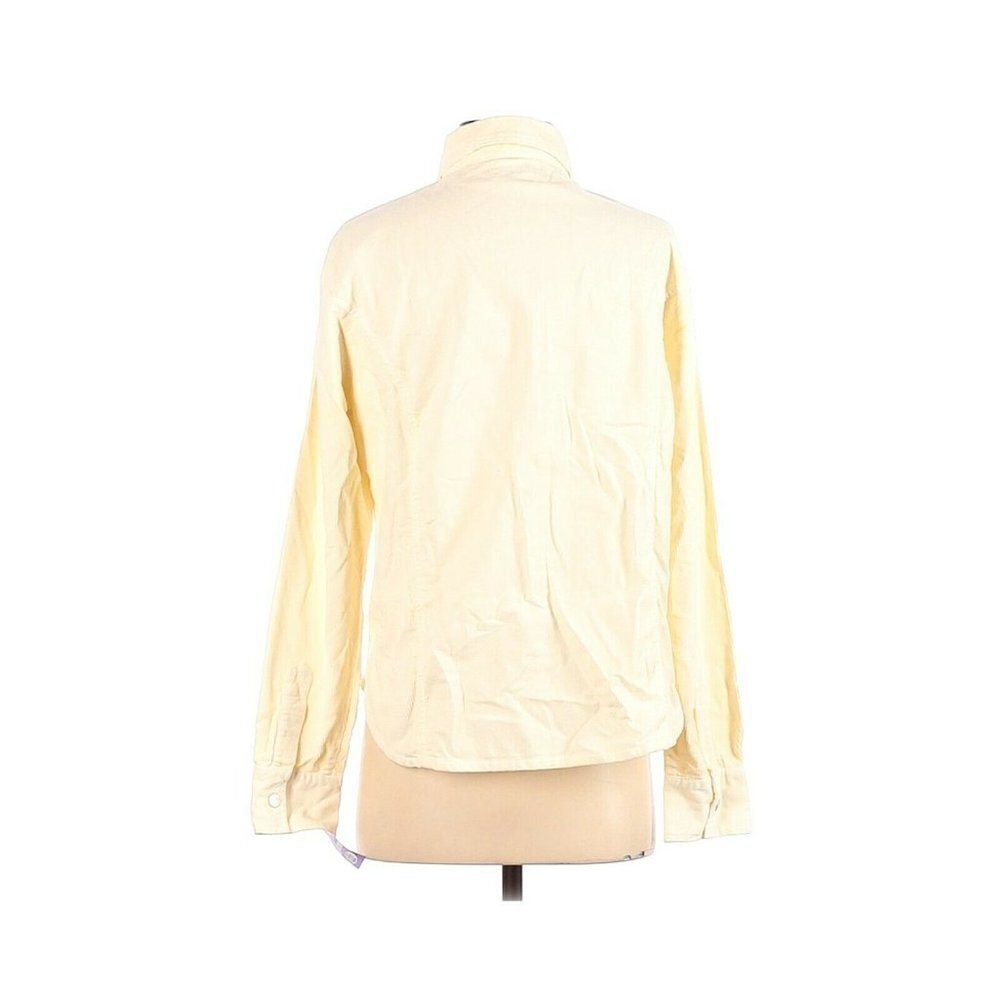 Mod-O-Doc Yellow Corduroy Button Down Long Blouse - image 2